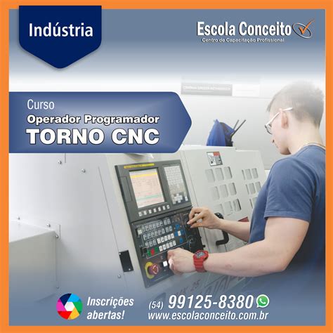 curso de cnc|Curso Programação, Preparação e Operação de Torno CNC.